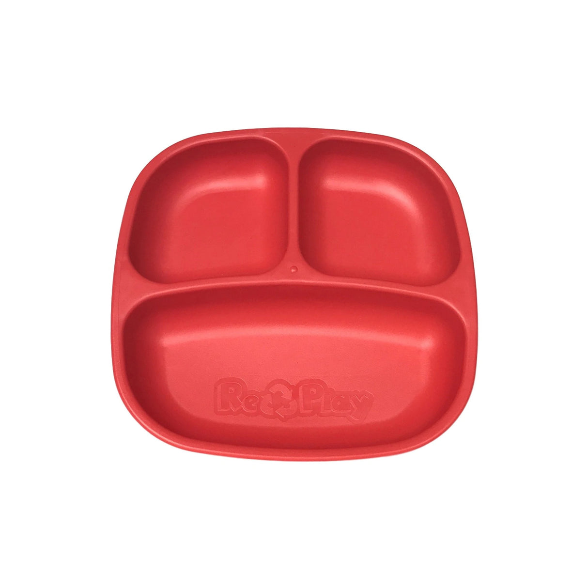 Re-Play Divided Plate - Red