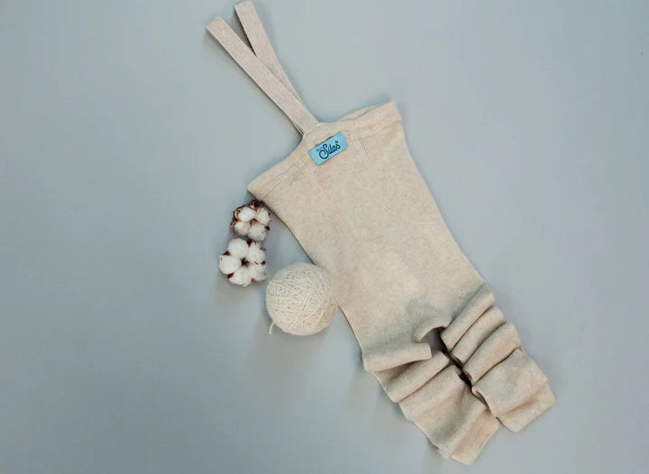 Silly Silas Wooly Footless Tights - Cream