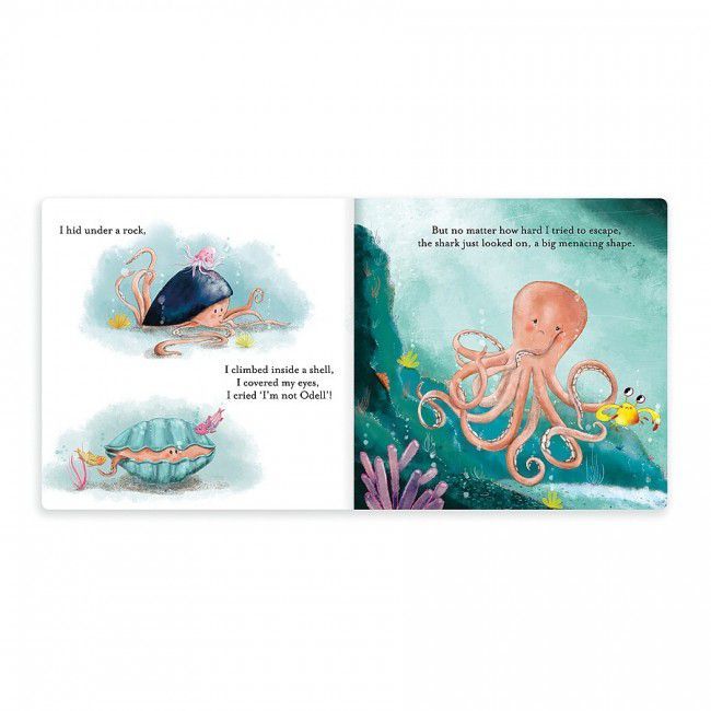 Jellycat The Fearless Octopus (Odell Octopus) Book