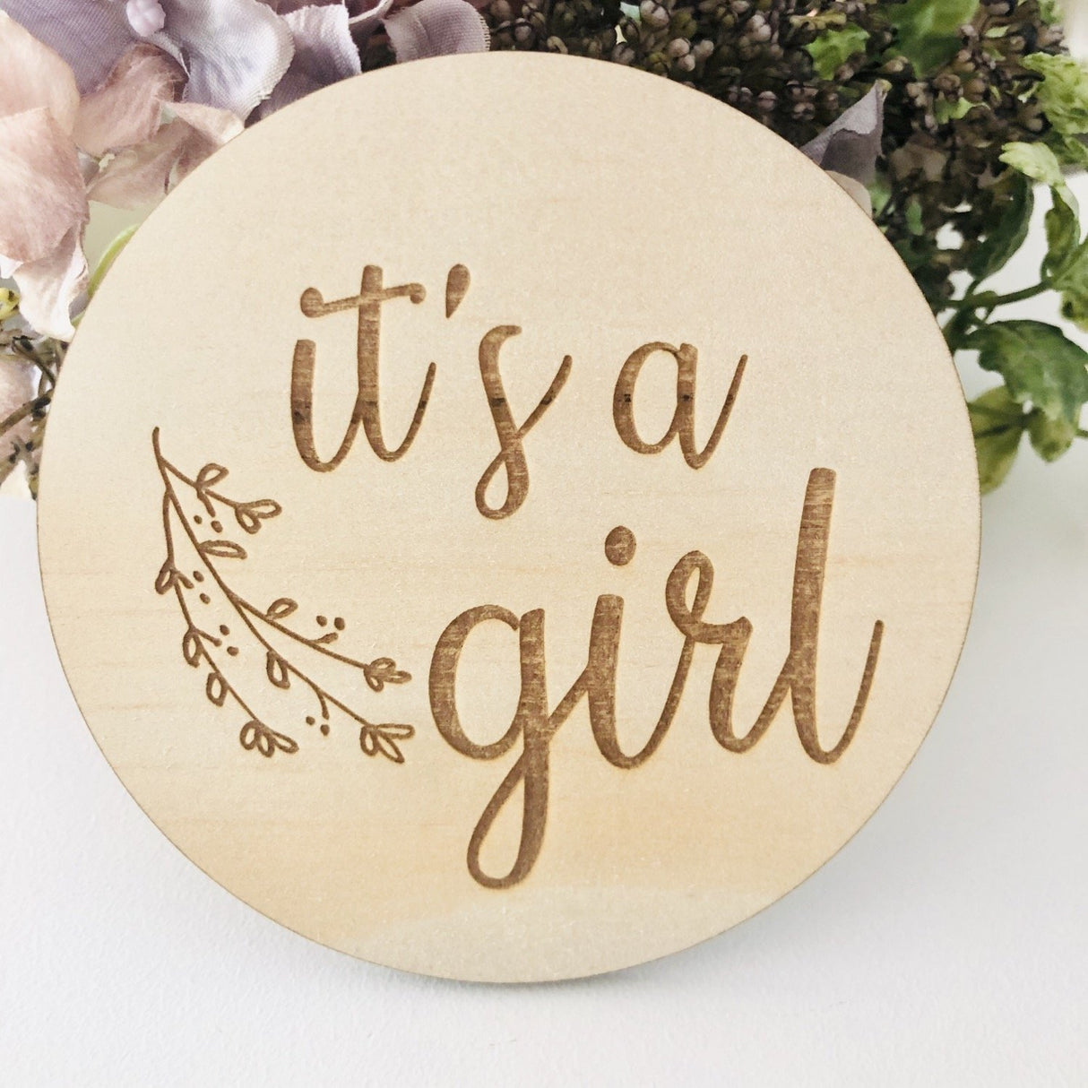 It's a Girl Plaque