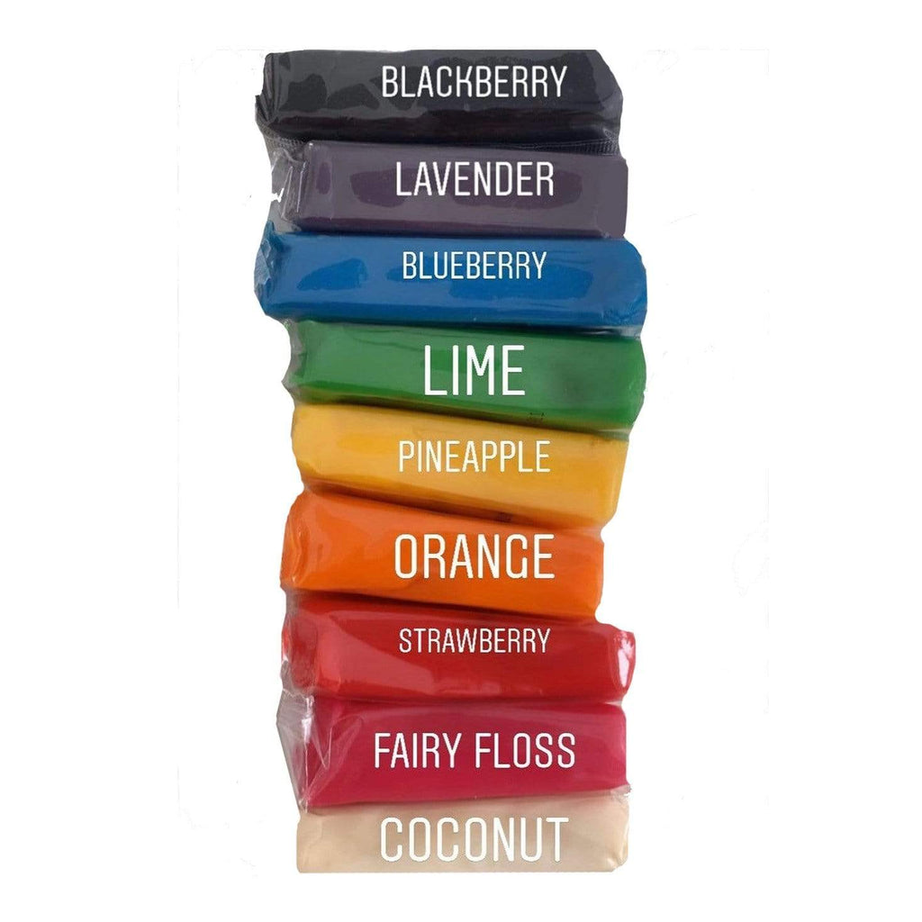 Raspberry Lane Boutique Bio Dough Natural Play Dough - Rainbow 9 Colours