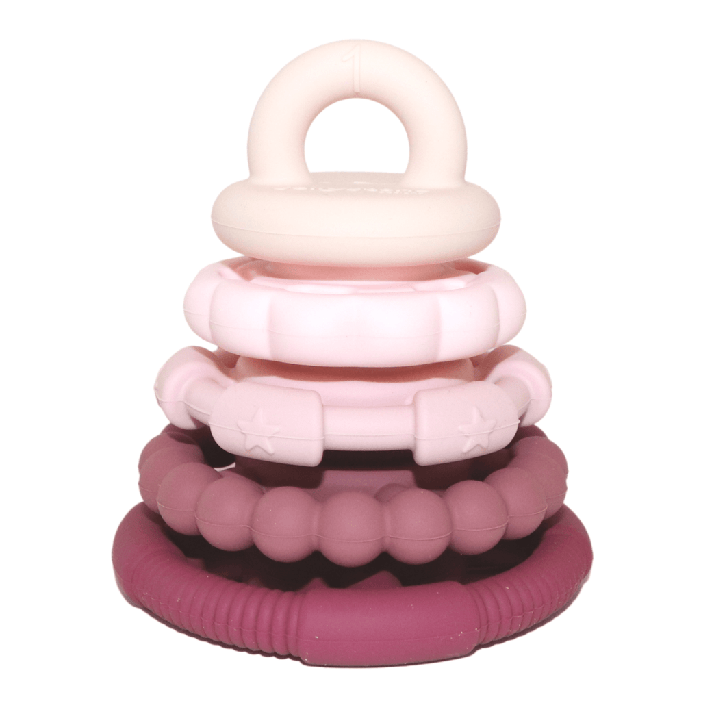 Raspberry Lane Boutique Jellystone Stacker and Teether - Dusty