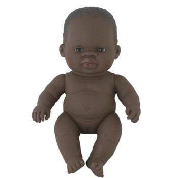 Raspberry Lane Boutique Miniland doll- African Girl 21cm