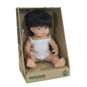 Raspberry Lane Boutique Miniland doll- Asian Boy 38cm