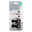 Raspberry Lane Boutique Pram Pegs 4 Pack - Black/White
