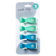 Raspberry Lane Boutique Pram Pegs 4 Pack - Pastel Blue/Mint