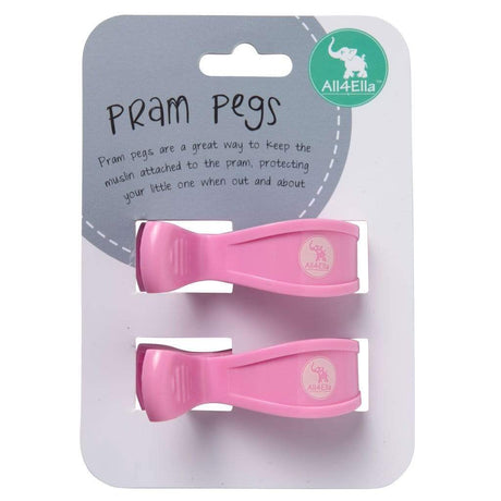 Raspberry Lane Boutique Pram Pegs - Pastel Pink