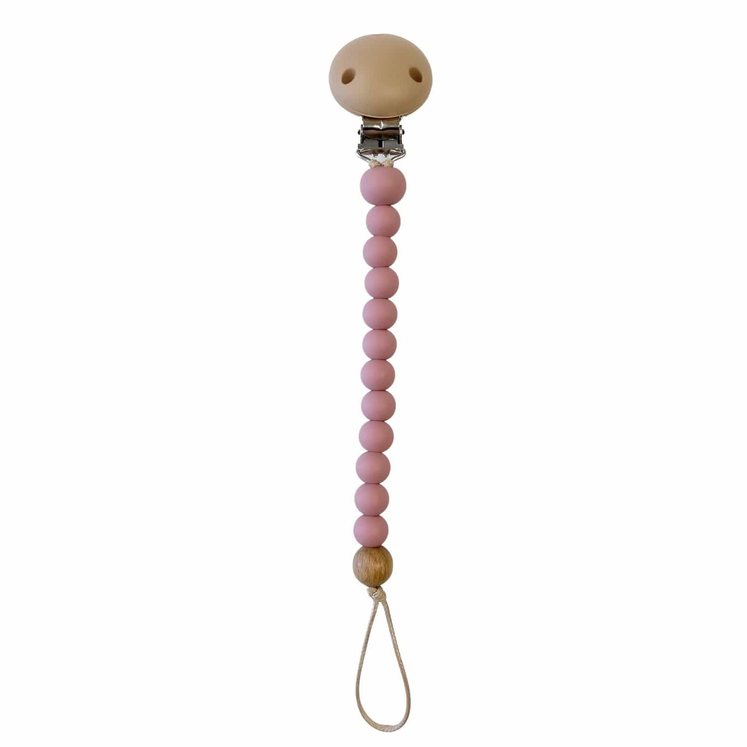 Raspberry Lane Boutique Rose Dummy / Pacifier Clips