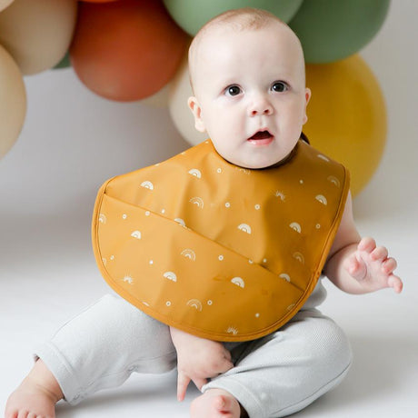Raspberry Lane Boutique Sunrise Snuggle Bib Waterproof
