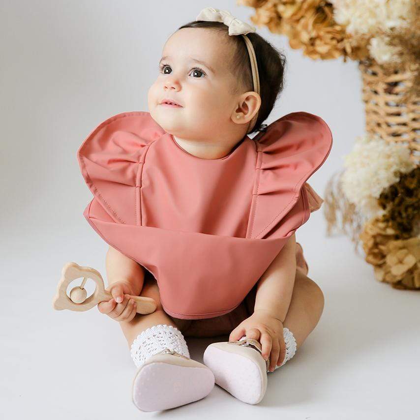 Raspberry Lane Boutique Terracotta Snuggle Bib Waterproof