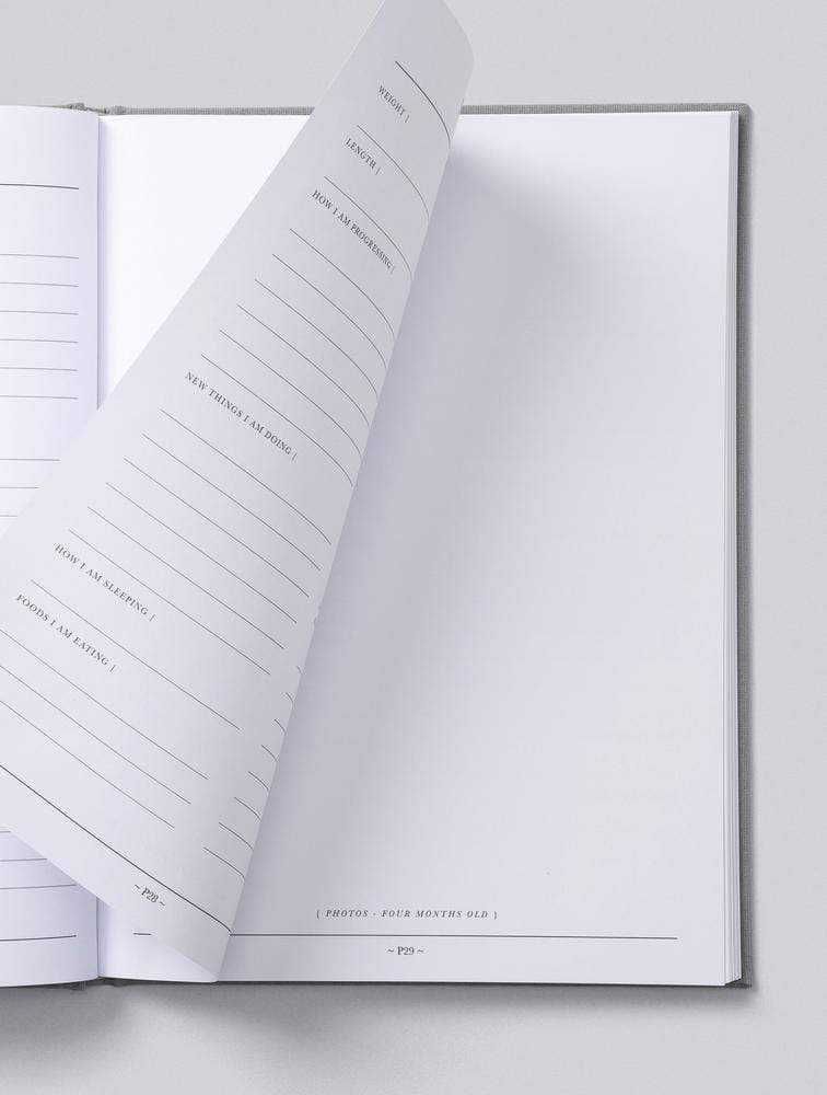 Raspberry Lane Boutique Write To Me Baby Journal - Birth to Five Years - Blue