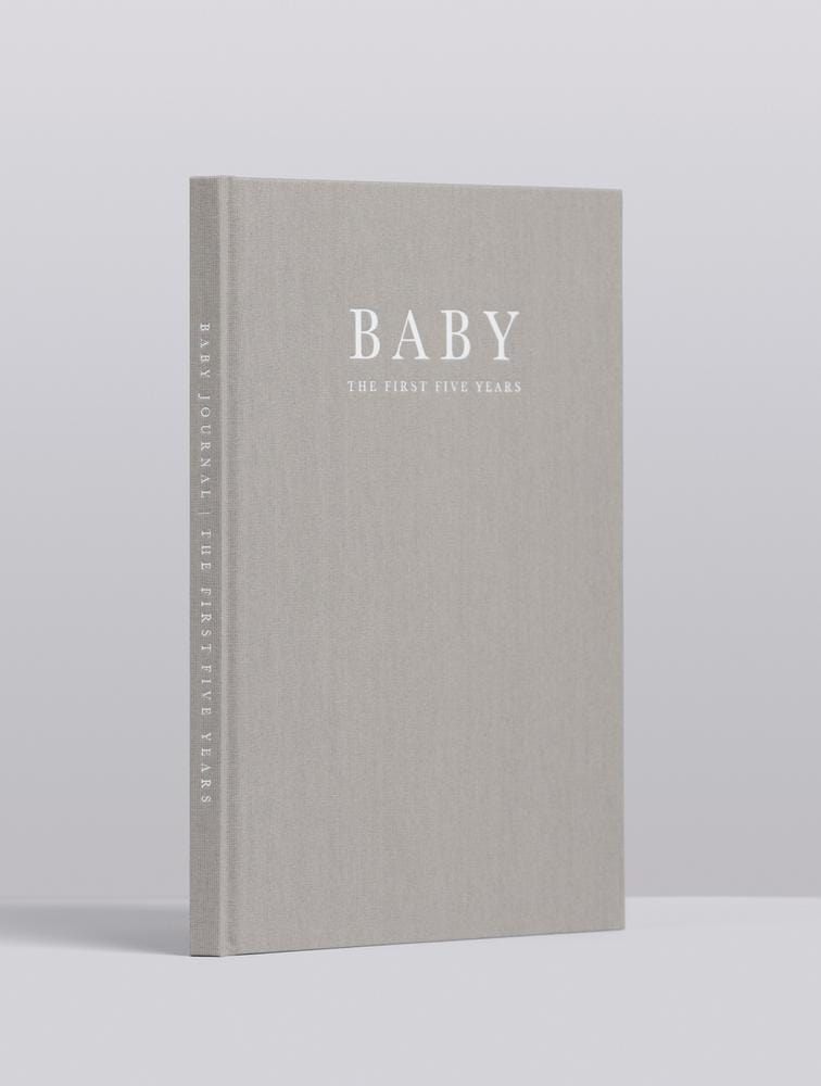 Raspberry Lane Boutique Write To Me Baby Journal - Birth to Five Years - Grey