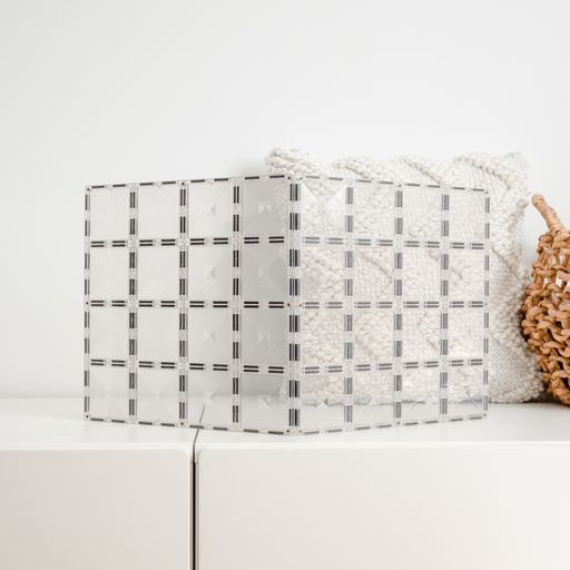 Connetix Base Plates - Clear 2pc