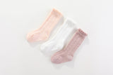 Mamer Chain Knee High Socks - Mist
