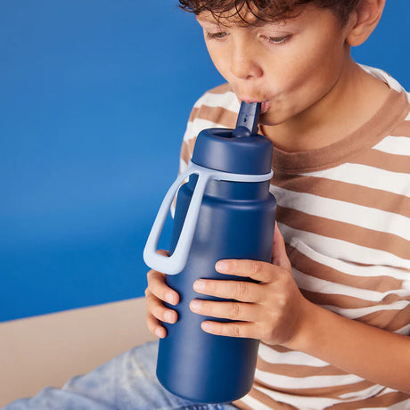 b.box Insulated Flip Top Bottle 1L - Midnight