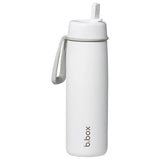 b.box Insulated Flip Top Bottle 690ml - White Out
