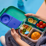 b.box Silicone Bento Tray Mini Lunchbox  - Electric Jungle