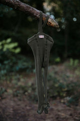 Silly Silas Footed Tights - Olive