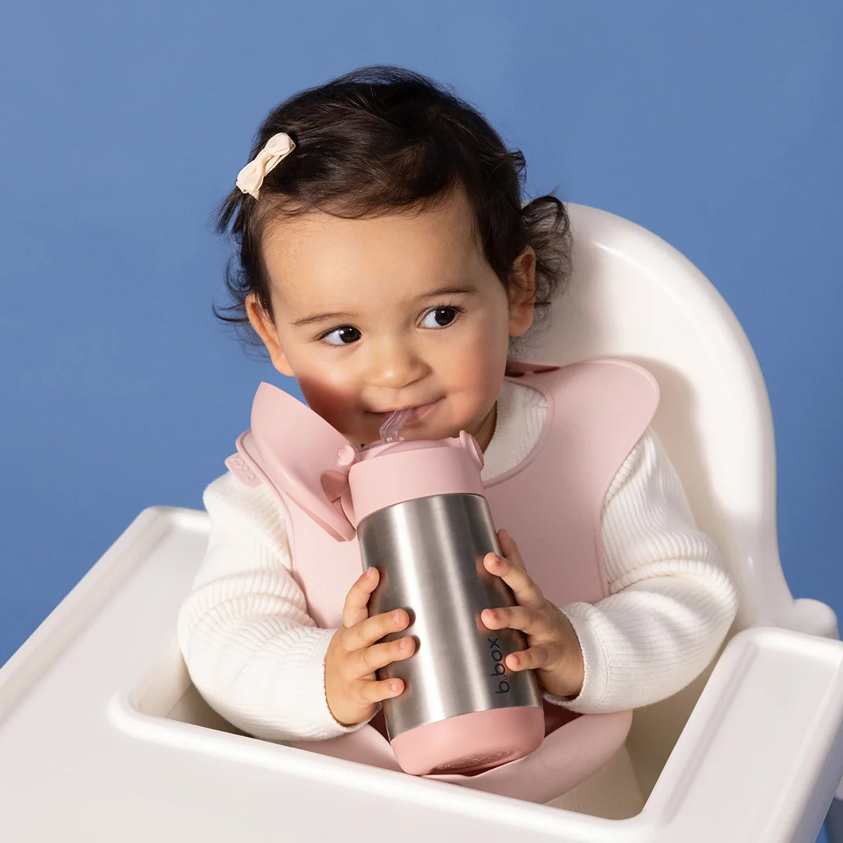 b.box Insulated Drink Bottle 350ml - Blush Crush