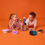 b.box Silicone Bento Mini Lunchbox Tray - Berry