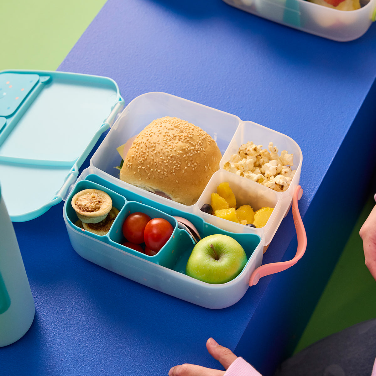 b.box Silicone Bento Tray Lunchbox - Confetti