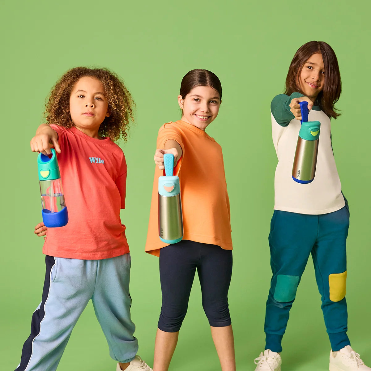 b.box Insulated Sport Spout Bottle 500ml - Electric Jungle