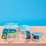 b.box Silicone Bento Tray Mini Lunchbox  - Confetti