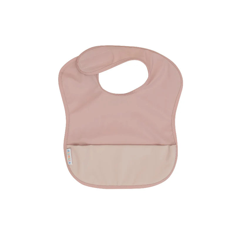 All4Ella Recycled Pouch Bib - Pink