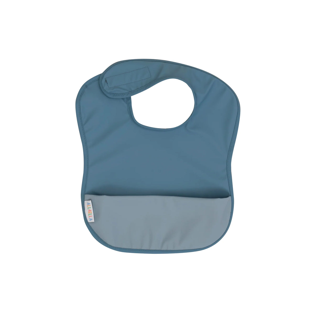 All4Ella Recycled Pouch Bib - Blue