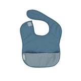 All4Ella Recycled Pouch Bib - Blue