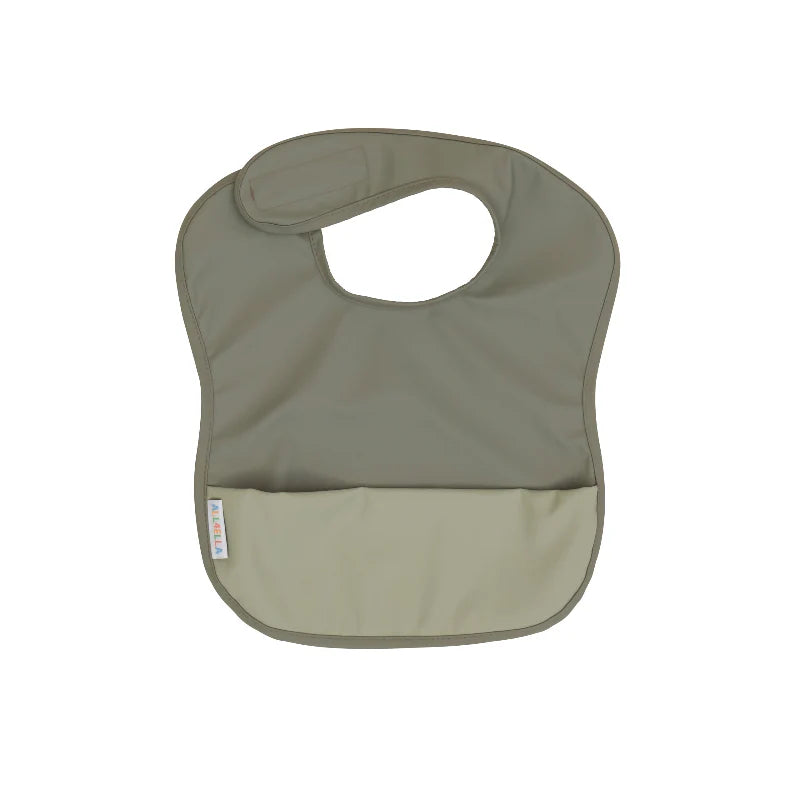 All4Ella Recycled Pouch Bib - Sage