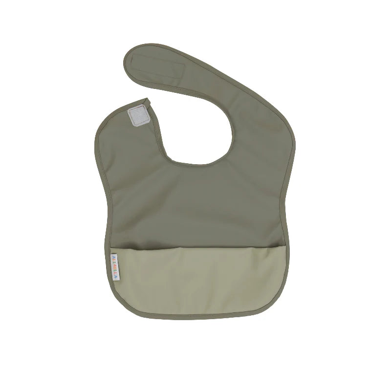 All4Ella Recycled Pouch Bib - Sage