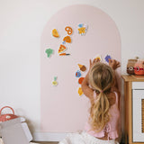 SmartyPals Magnetic Playwall™ - Magnetic Wall Decal for Kids & Playrooms: Olive