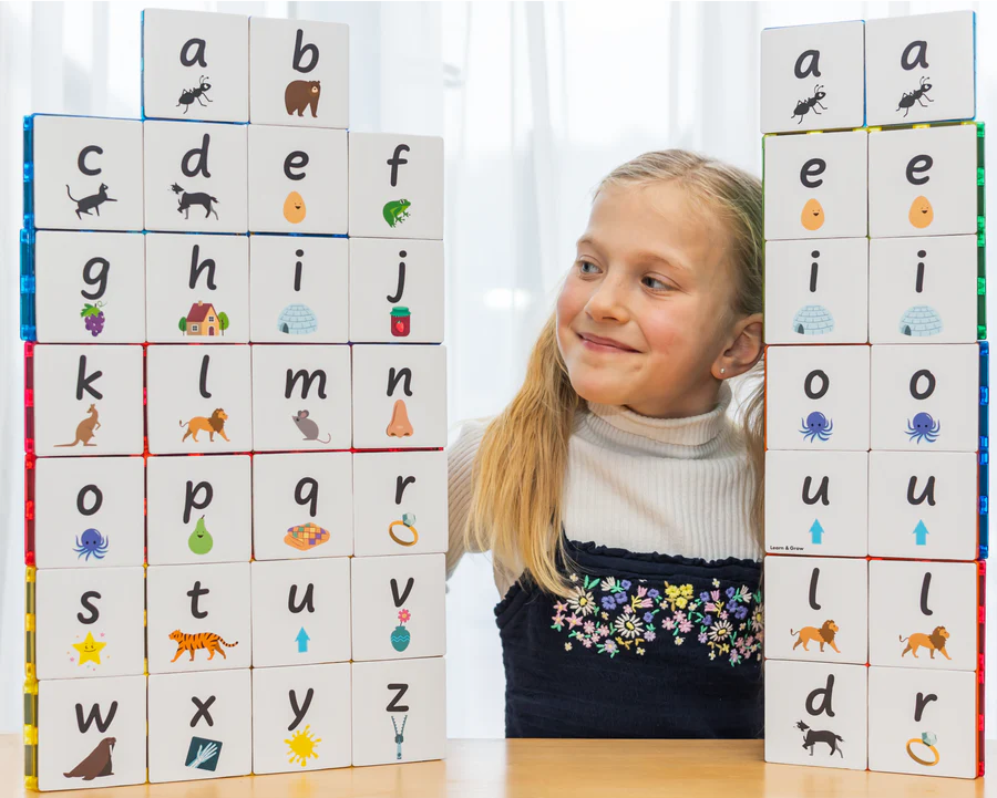 Learn & Grow Alphabet Lower Case Magentic Tile Topper