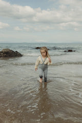 Silly Silas Footless Tights - Marshmallow Sky