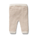 Wilson + Frenchy Organic Knitted Legging - Cinnamon Stripe