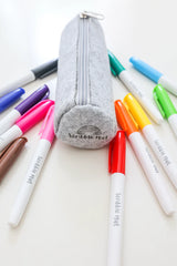 Scribble Mat 12 Pens in Felt Pencil Case