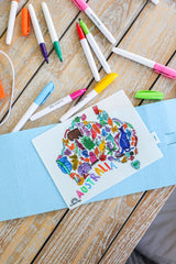 Scribble Mat Mini - Australian Map