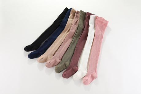 Mamer Classic cotton ribbed Tights - Pink