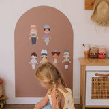 SmartyPals Dress Me Up Magnet Set - Mix & Match Magnetic Dolls for Kids