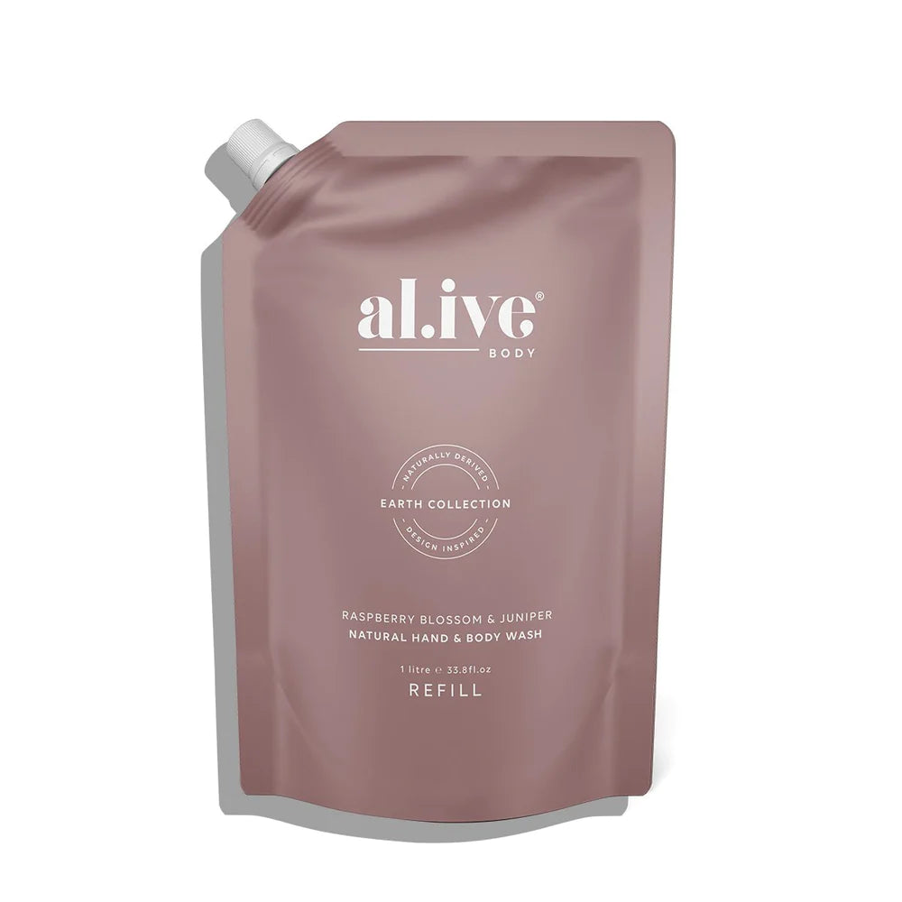 al.ive Body Wash Refill - Raspberry Blossom + Juniper