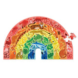 Crocodile Creek 100pc Rainbow Puzzle - Animals