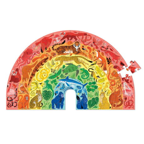 Crocodile Creek 100pc Rainbow Puzzle - Animals