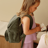 OiOi Signature Kids Corduroy Backpack - Moss