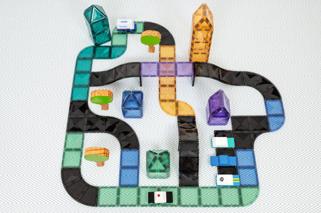 Connetix Roads Ramps and Intersections Pack