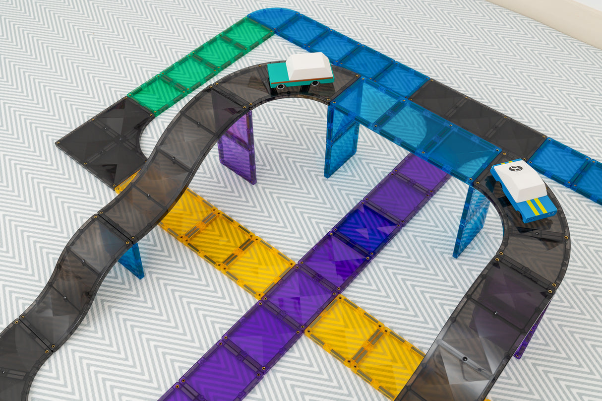 Connetix Roads Ramps and Intersections Pack