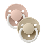BIBS De Lux Glow 2 Pack - Blush/Vanilla