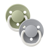 BIBS De Lux Glow 2 Pack - Sage/Cloud