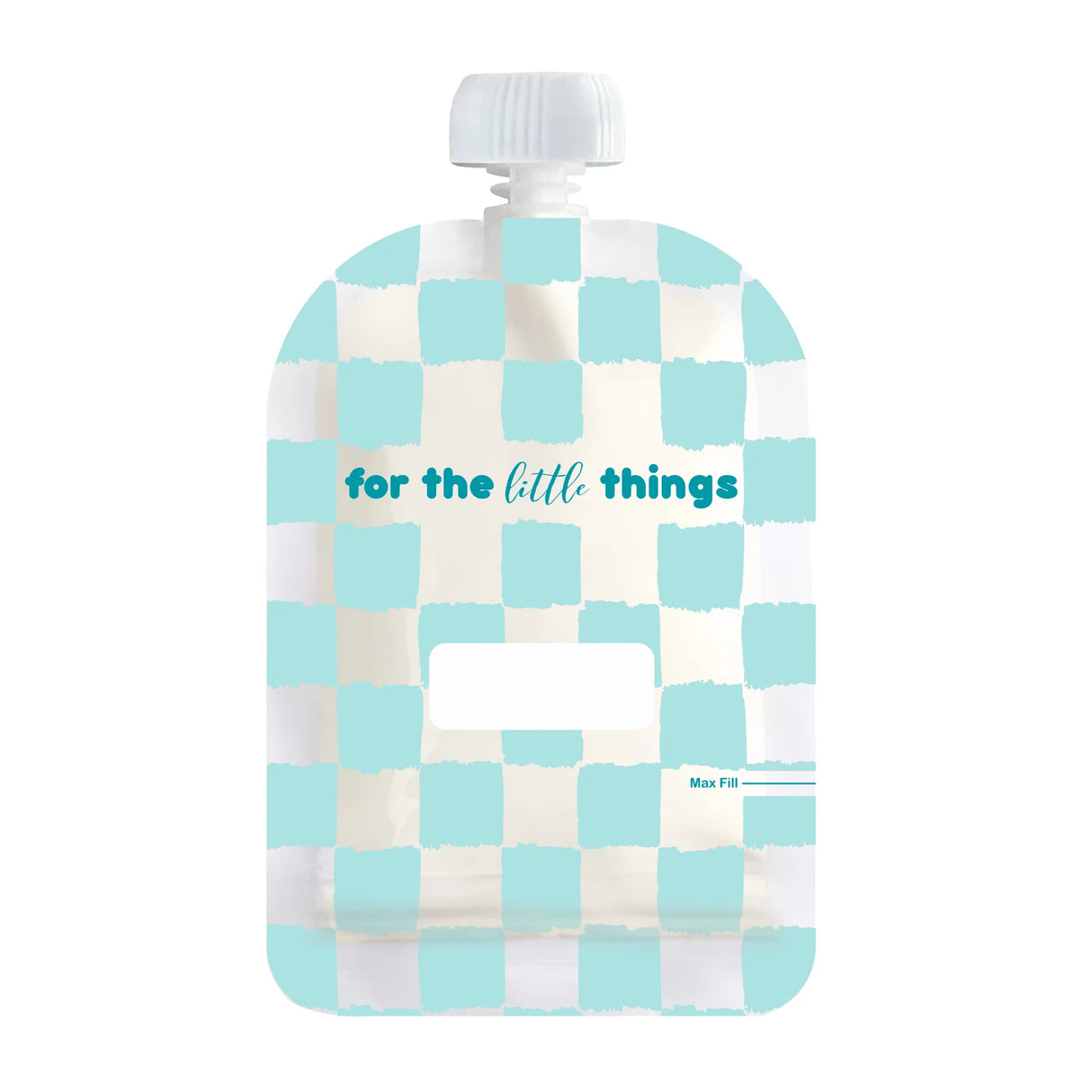 Sinchies Reusable Food Pouches 150ml - 5 Pack - Checkmate Bubblegum