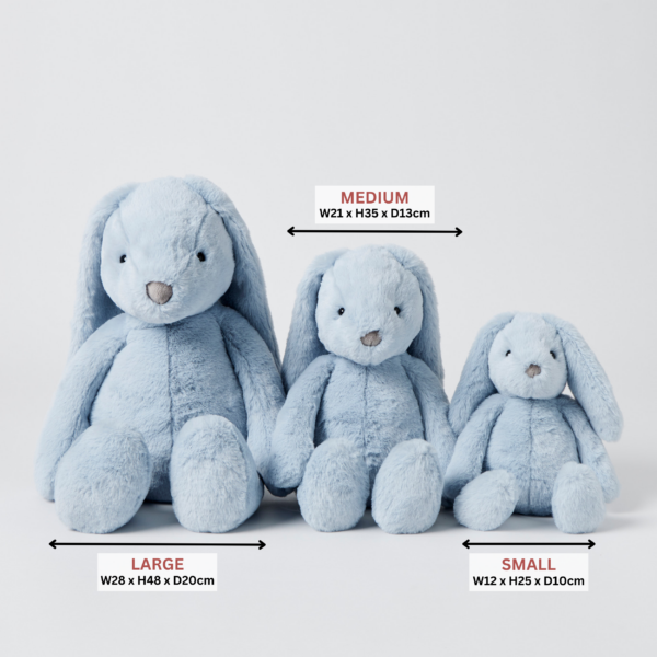 Jiggle & Giggle Pale Blue Bunny - Small